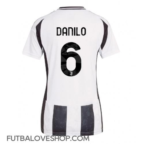 Dres Juventus Danilo Luiz #6 Domáci pre Ženy 2024-25 Krátky Rukáv